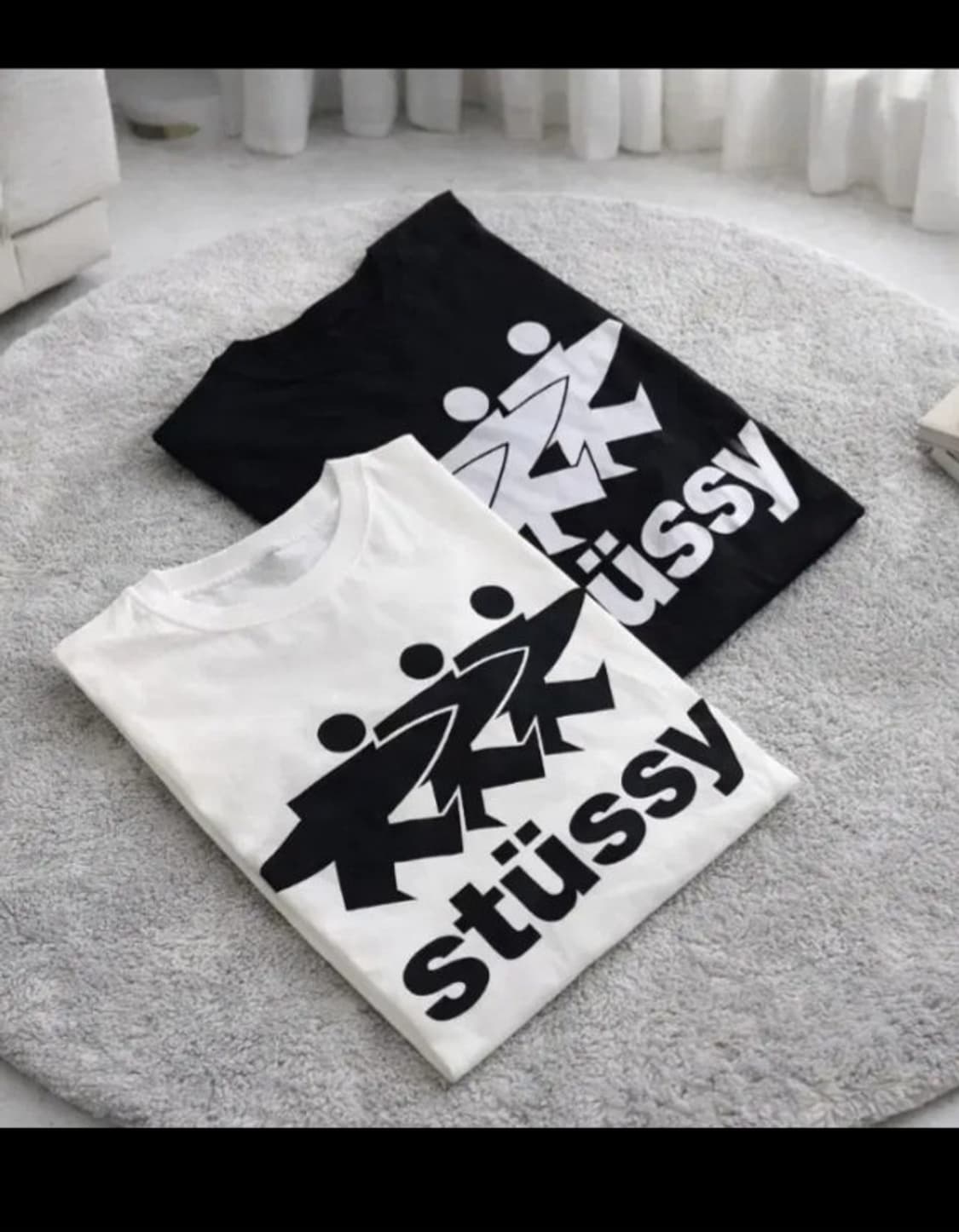 스투시 STUSSY 서핑로고  반팔티  상품이미지1