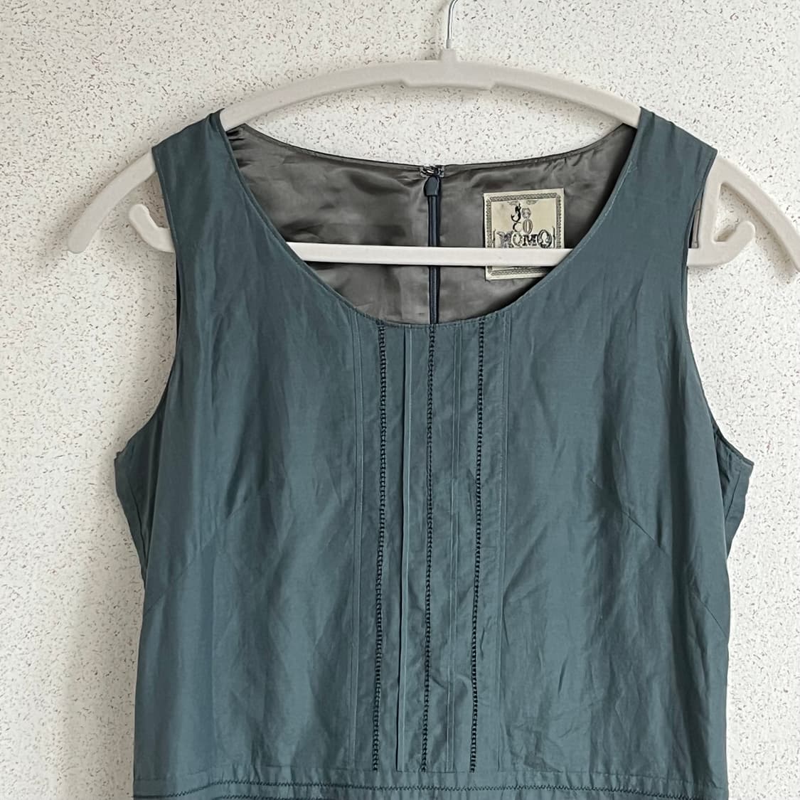 실크 빈티지 슬리브리스 원피스 상품이미지4