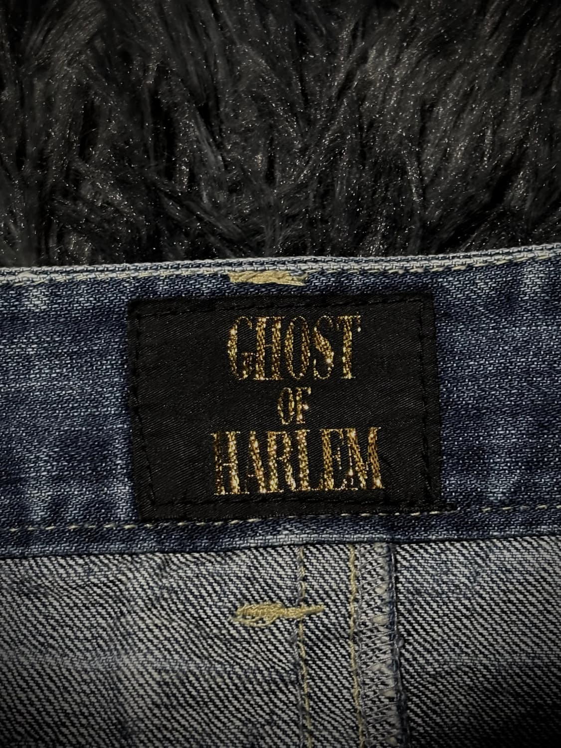 GHOST of HARLEM 데미지 데님 숏스커트 상품이미지9