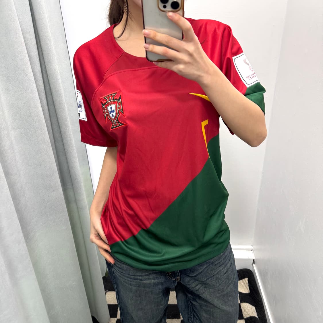 포르투갈 2022 호날두 싸인 축구 유니폼 상품이미지5