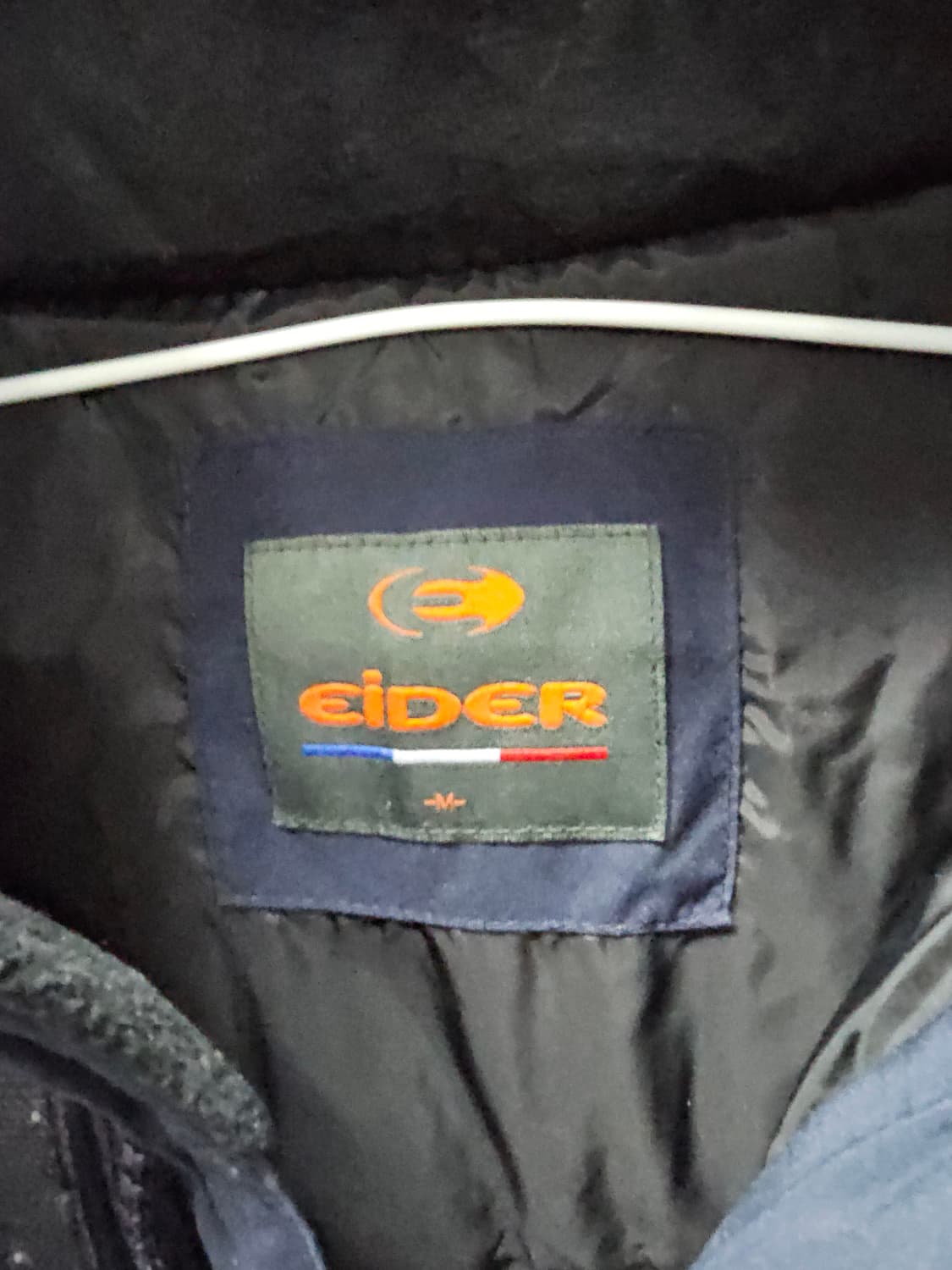 아이더 롱 구스 패딩 네이비 M 상품이미지5