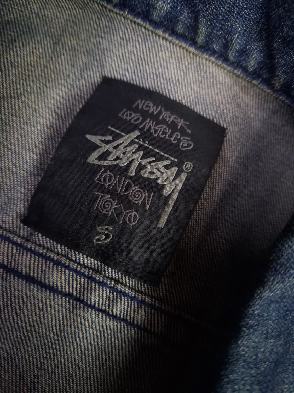 오리지날 스투시 우먼용 데님 트러커자켓 상품이미지4