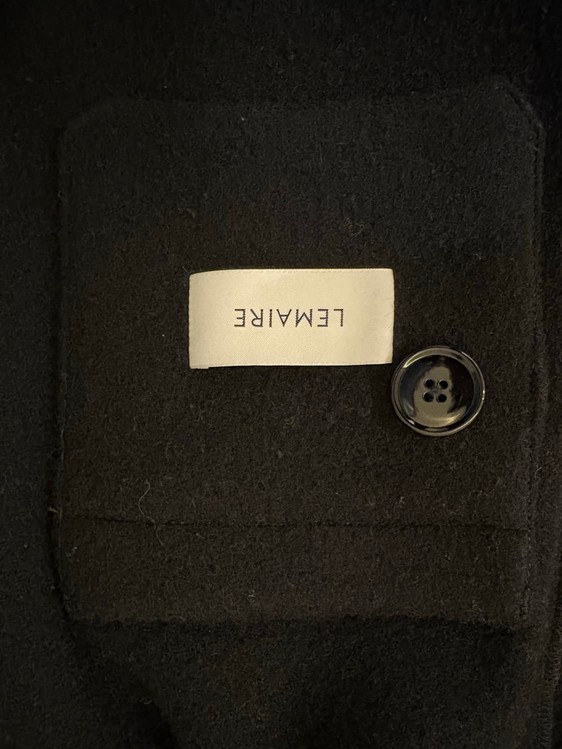 Lemaire 22FW wrap coat 블랙 xxs 상품이미지5