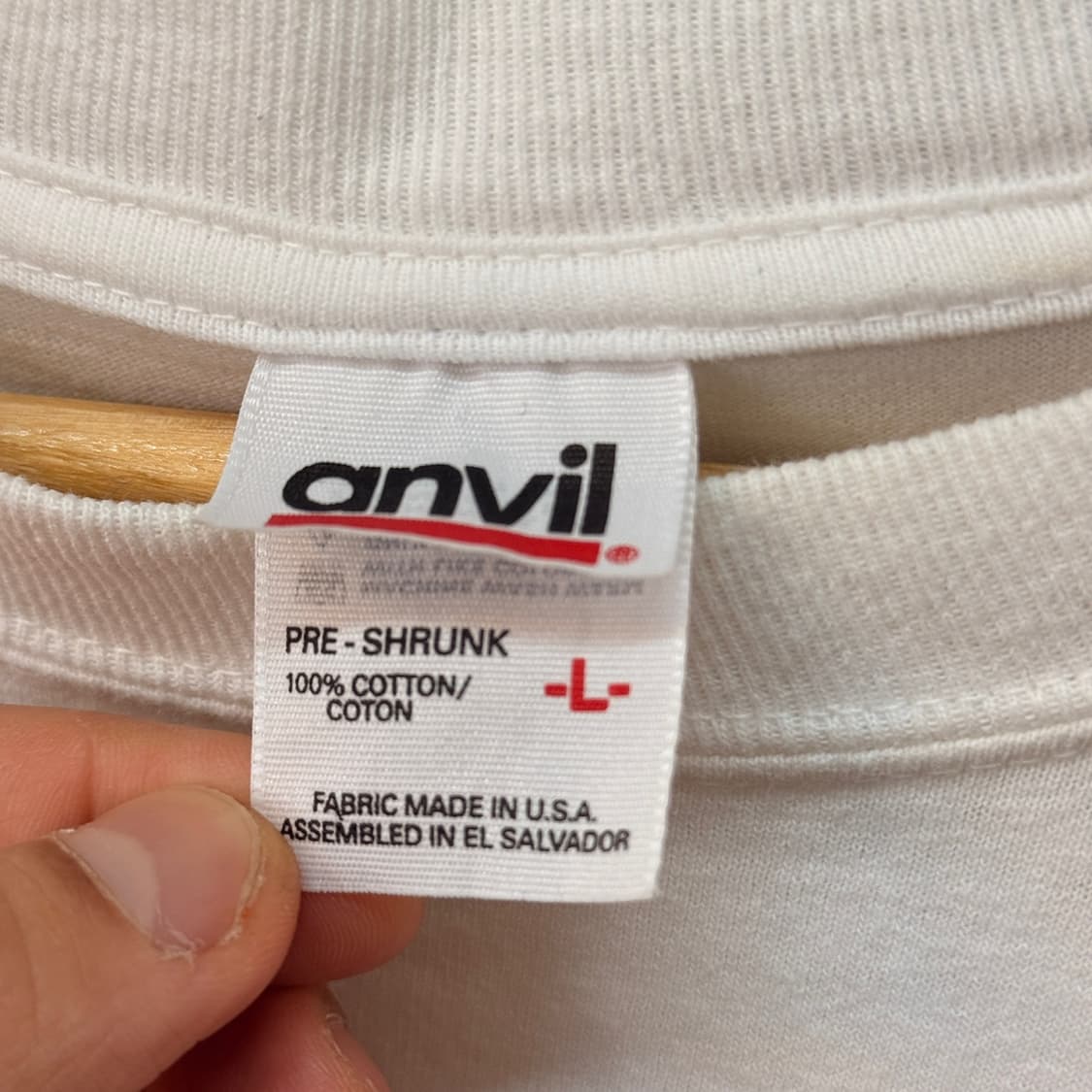 00S ANVIL 베이스 일본 에보시이와 까마귀 바위 콘서트 기념 티셔츠 상품이미지4