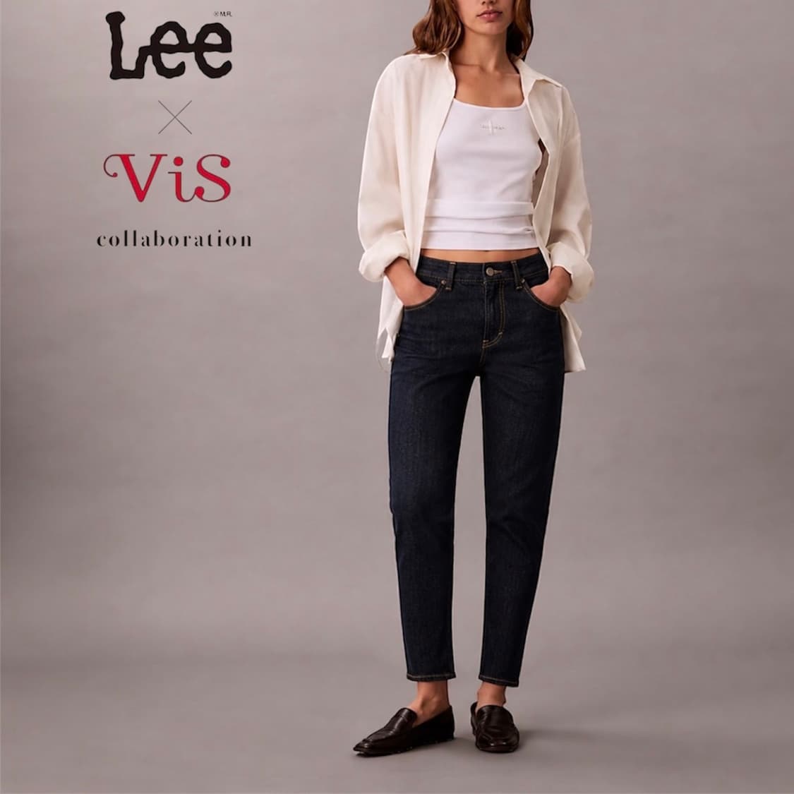 [S] Lee x Vis 콜라보 우먼즈 데님팬츠 상품이미지4