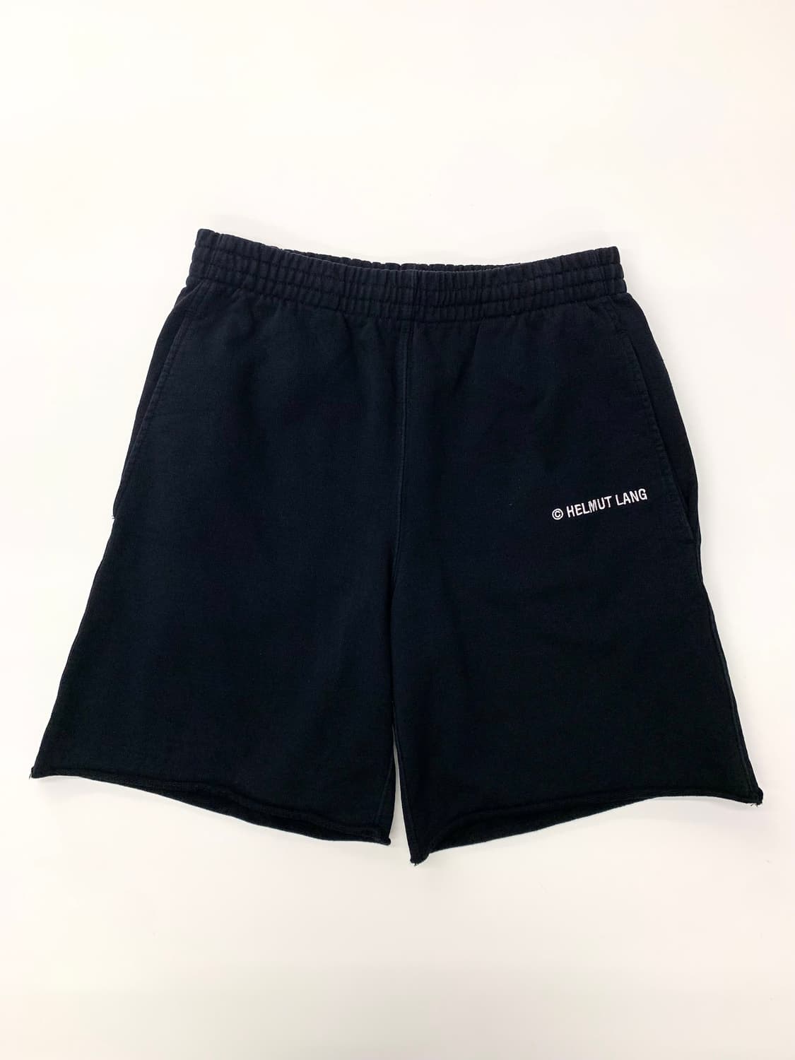 Helmut Lang 헬무트랭 블랙 코튼 하프팬츠 상품이미지6