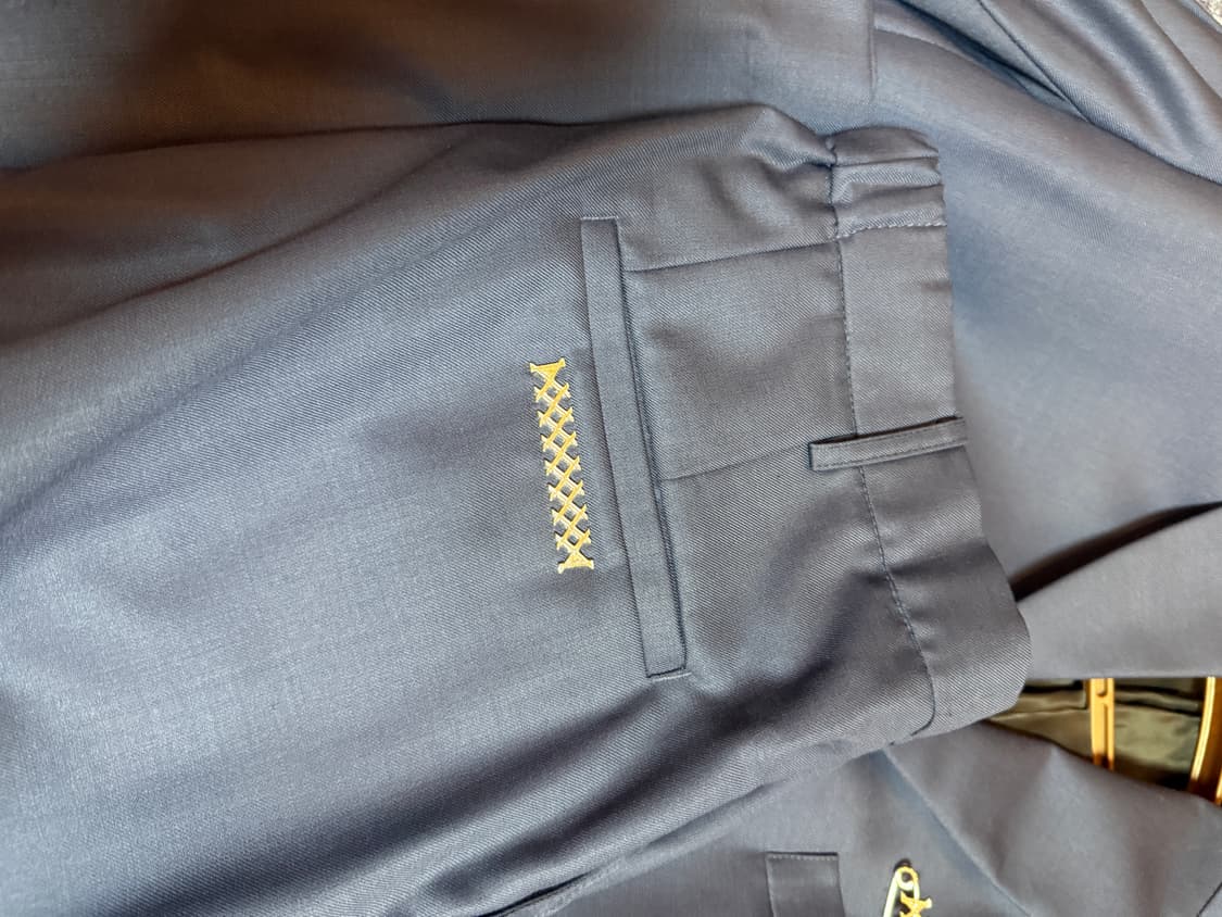 junne 준느 j17 네이비 블레이저 L사이즈 셋업 상품이미지4