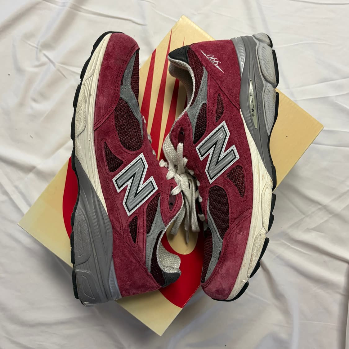 [285] 뉴발란스 990v3 메이드 인 USA 스칼렛 마블헤드 상품이미지4