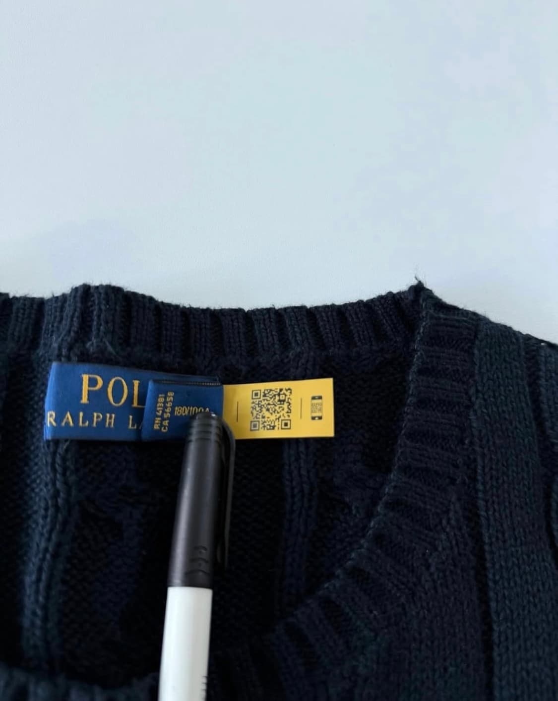 폴로 랄프로렌 케이블 니트 네이비 상품이미지6