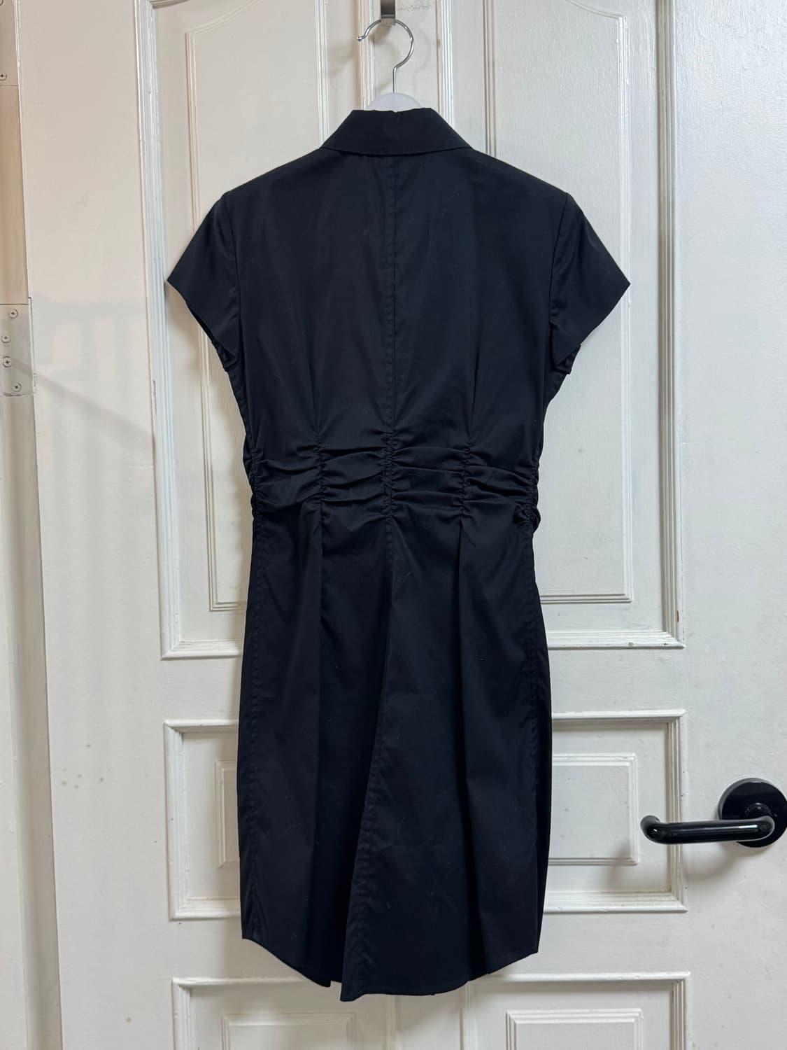 띠어리 Theory 블랙 반팔 셔츠 원피스 상품이미지3