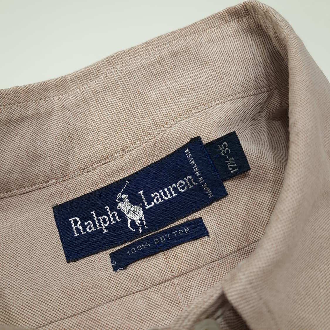 CN853 XL 폴로 랄프로렌 카프치노 브라운 긴팔 셔츠 남방 상품이미지4