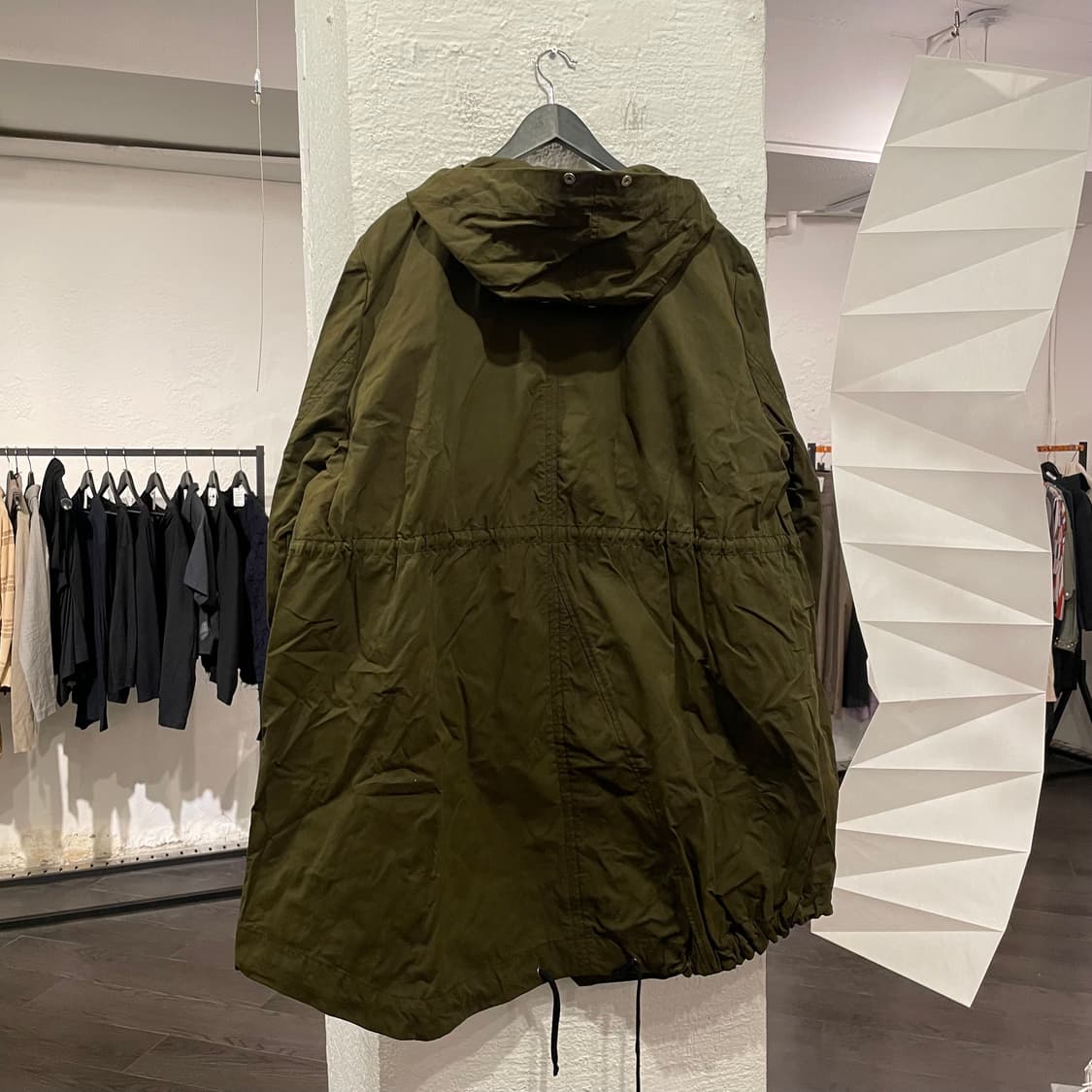 마리나 이 오리가미 오버사이즈 파카 상품이미지3