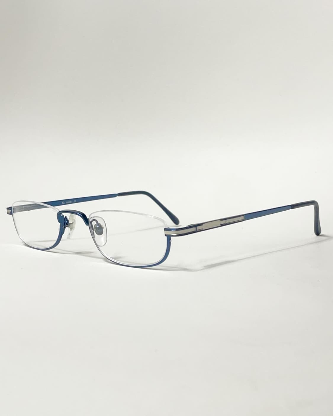 90s 언더림 프레임 빈티지 반무테 안경 상품이미지3