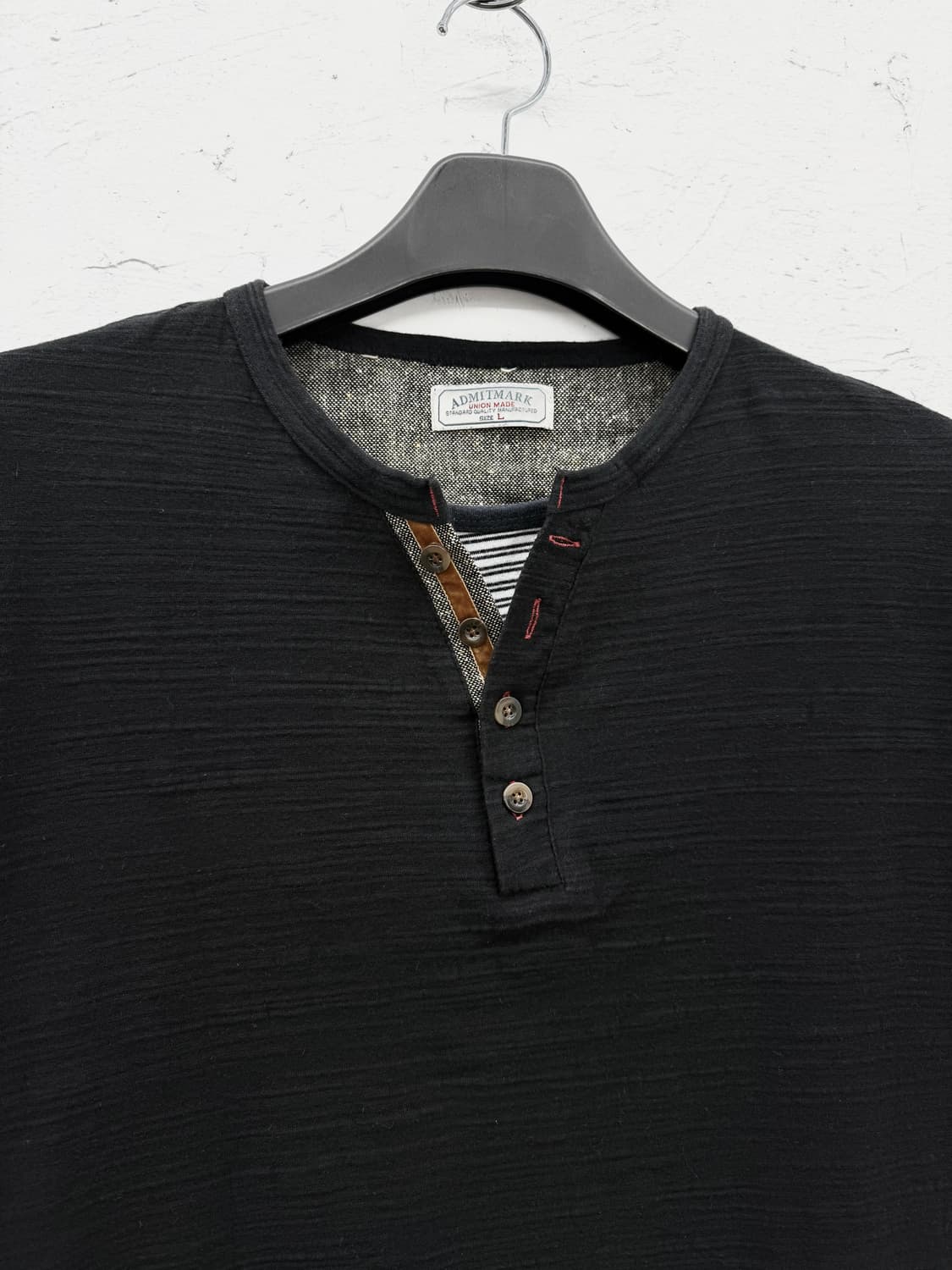 admitmark 레이어드 헨리넥 롱슬리브 상품이미지2