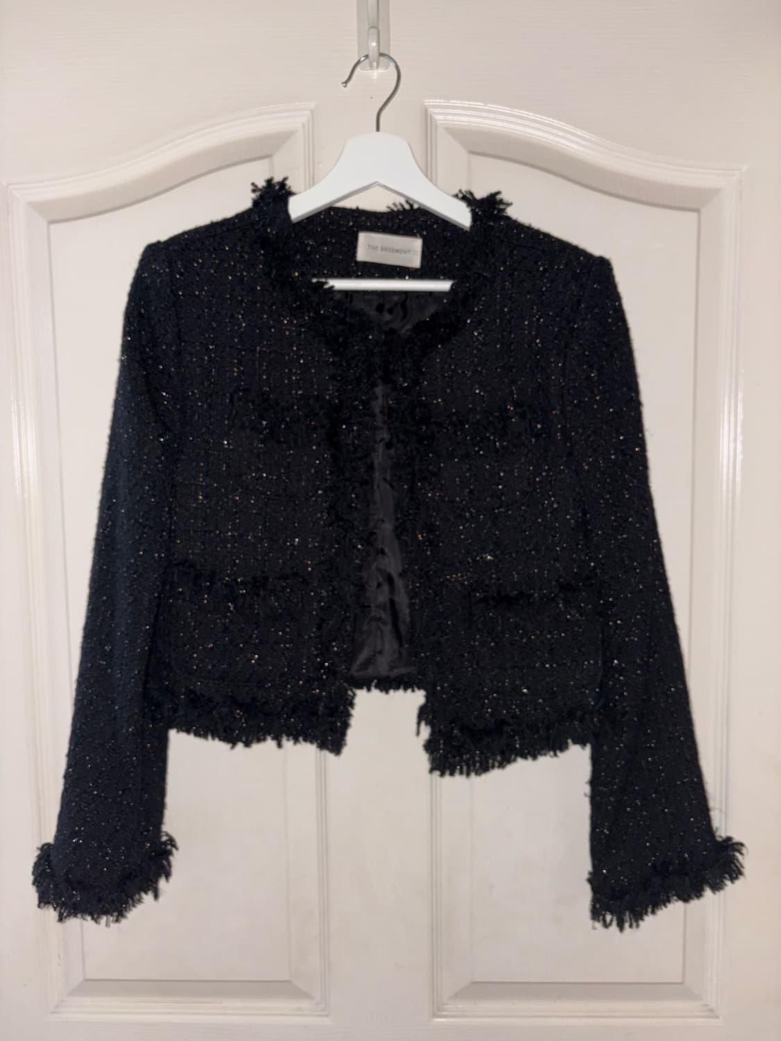 블랙 트위드 자켓 상품이미지3