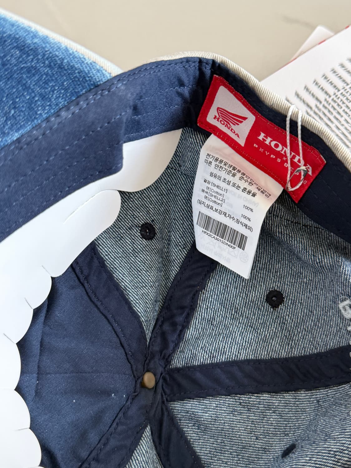 혼다 빈티지 컷오프 캡 다크네이비 상품이미지3