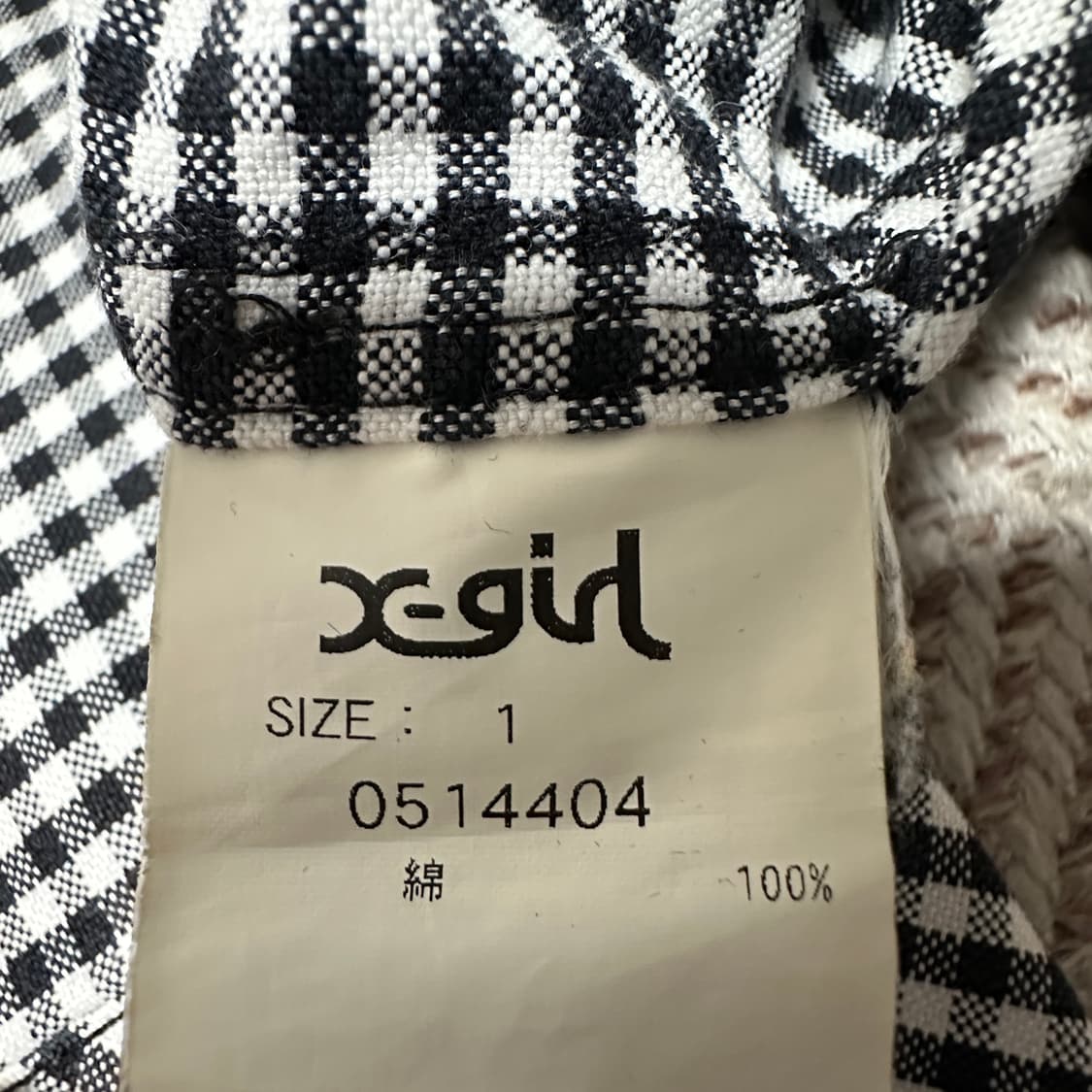 X-GIRL shirt 상품이미지5