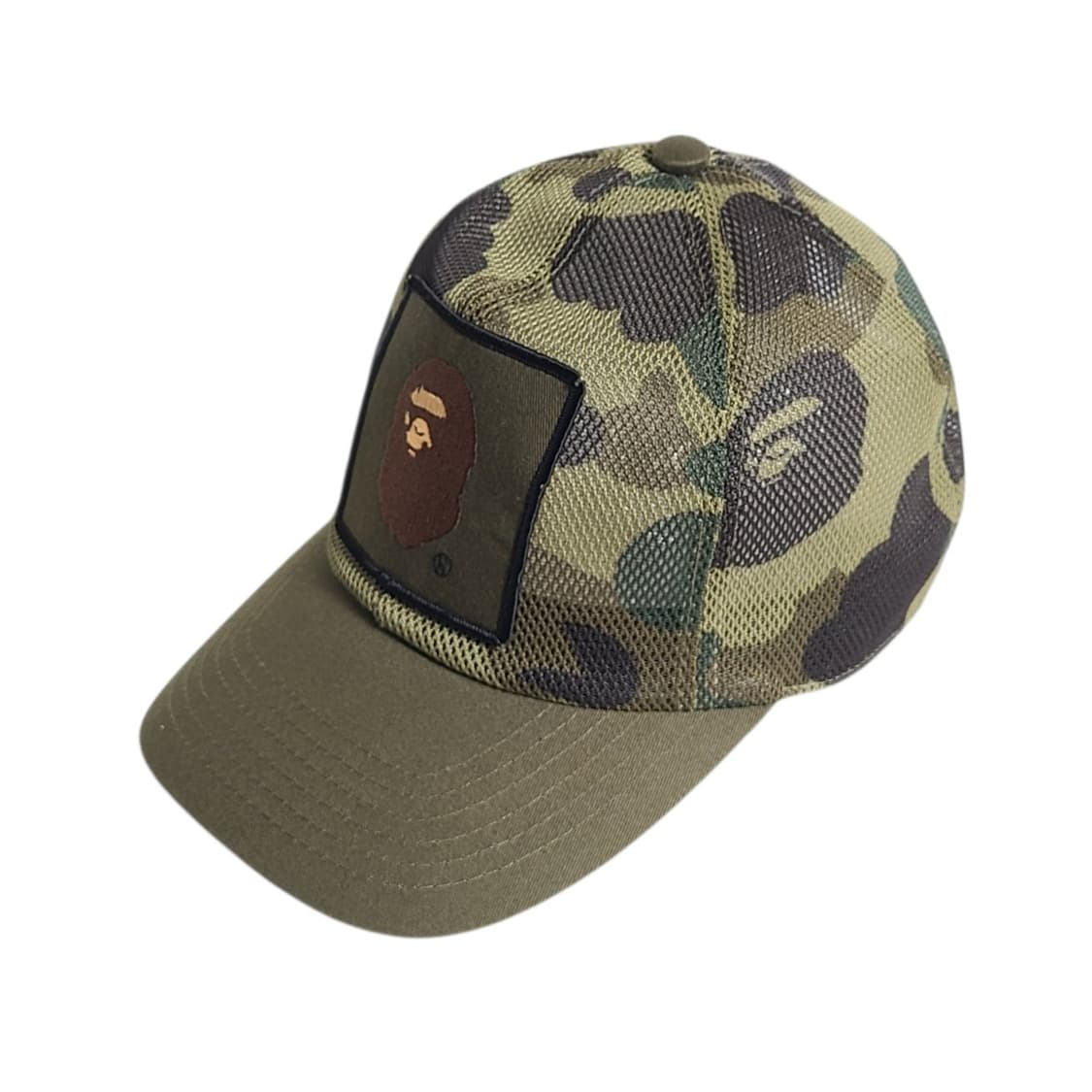 BAPE) 베이프 에이프 헤드 1st 카모 패치 메쉬캡 상품이미지2