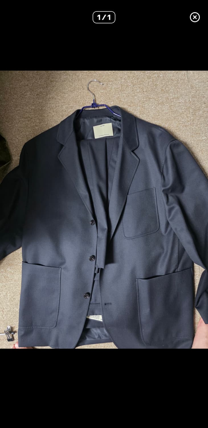 포터리 울스포츠자켓 다크네이비 5  상품이미지1