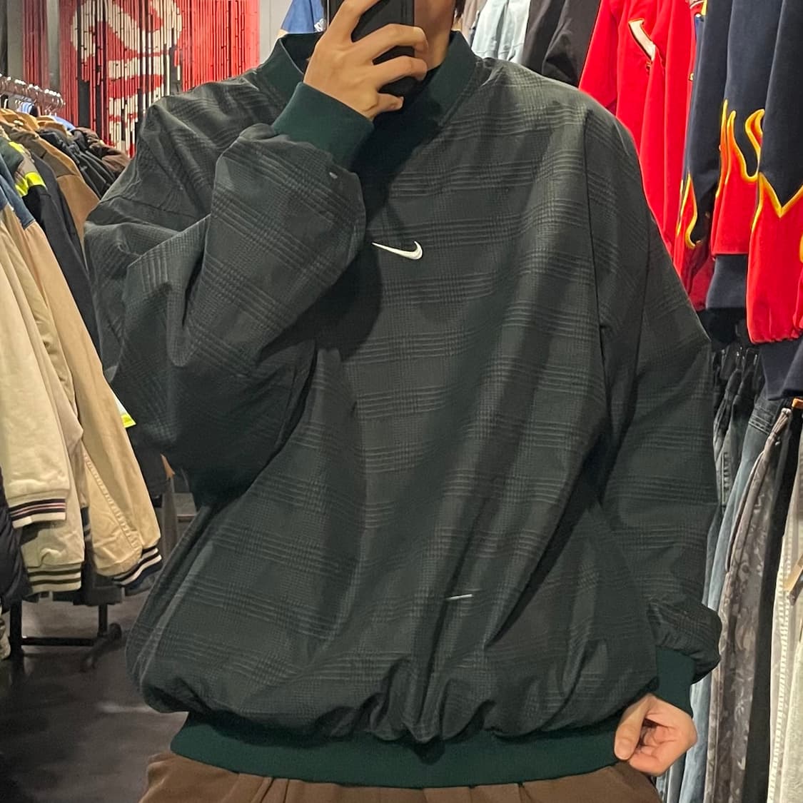 [IM] Nike 나이키 딥그린 체크 웜업 상품이미지2