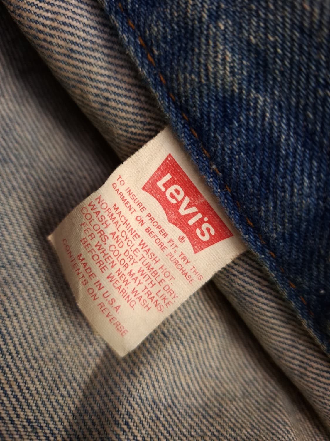 오리지날 90's 미국제조 리바이스  70506 데님 트러커자켓 상품이미지4