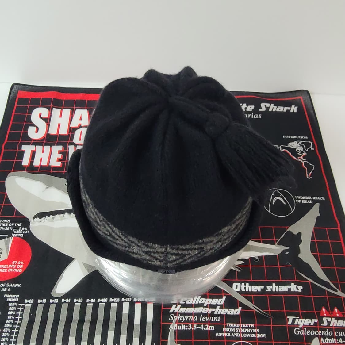 2002년 00s 나이키 ACG 올드 빈티지 이어플립 블랙 비니 모자 상품이미지6