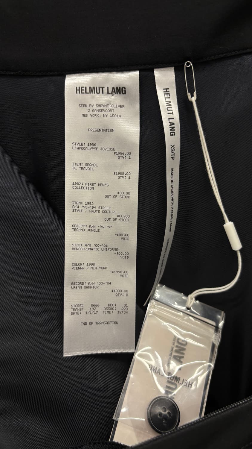 HELMUT LANG draped mini skirt 상품이미지5