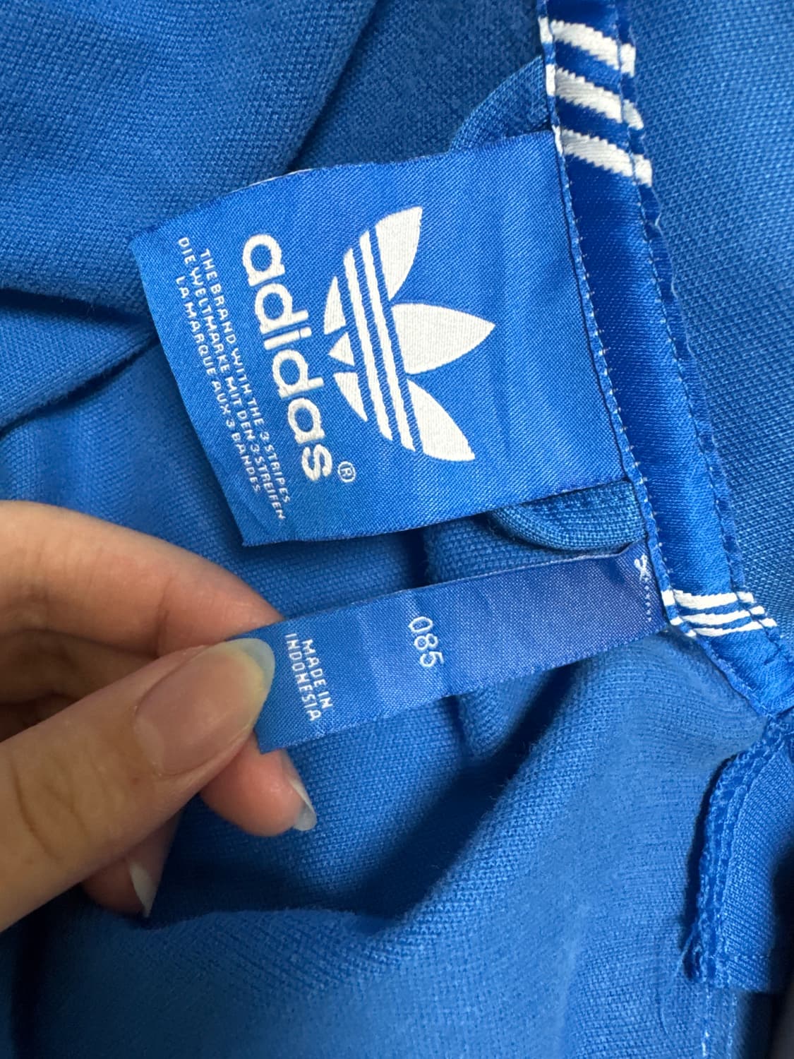 아디다스 유로파 파랑 져지 상품이미지2