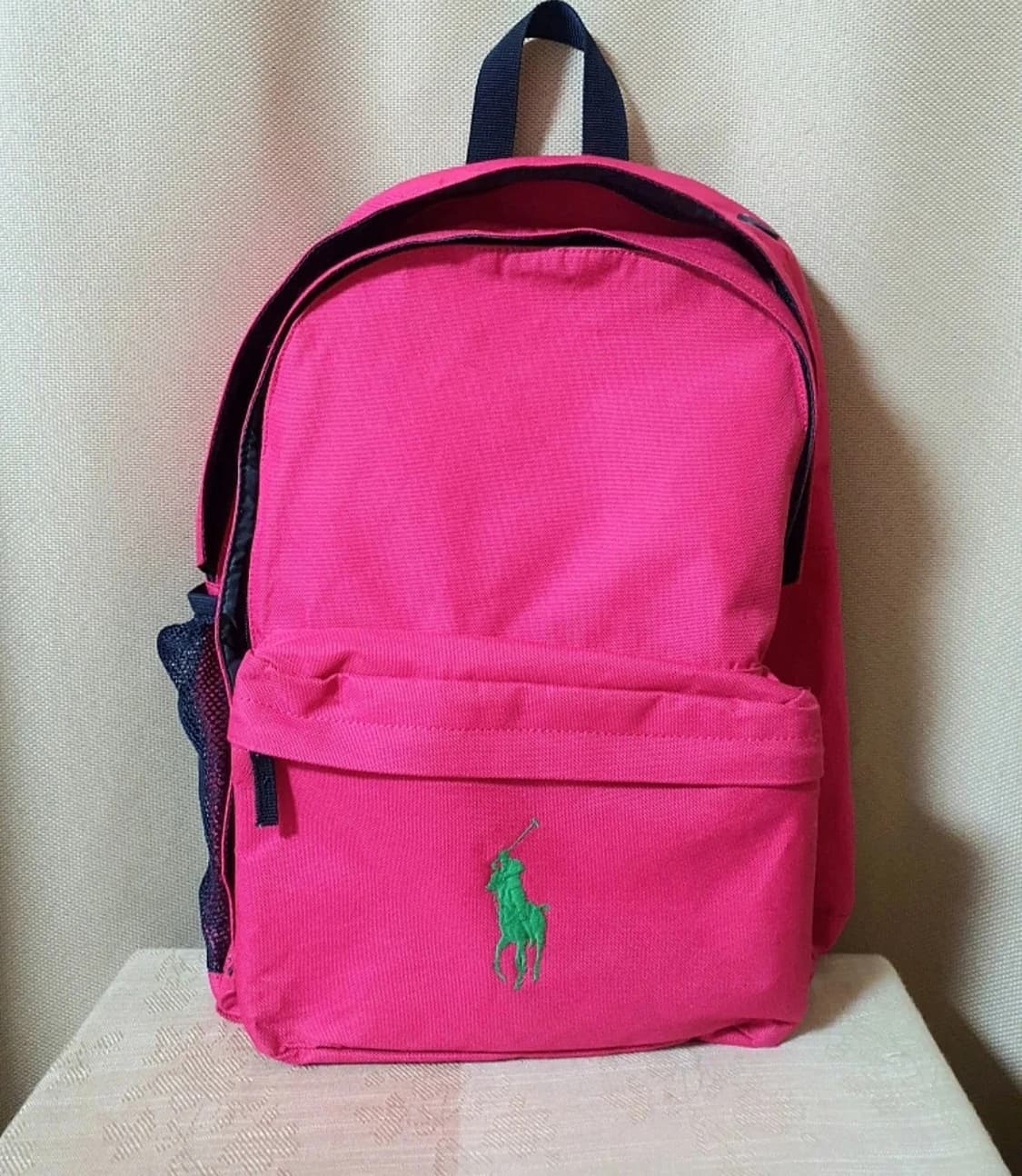 폴로 랄프로렌 핑크 백팩 가방 상품이미지1