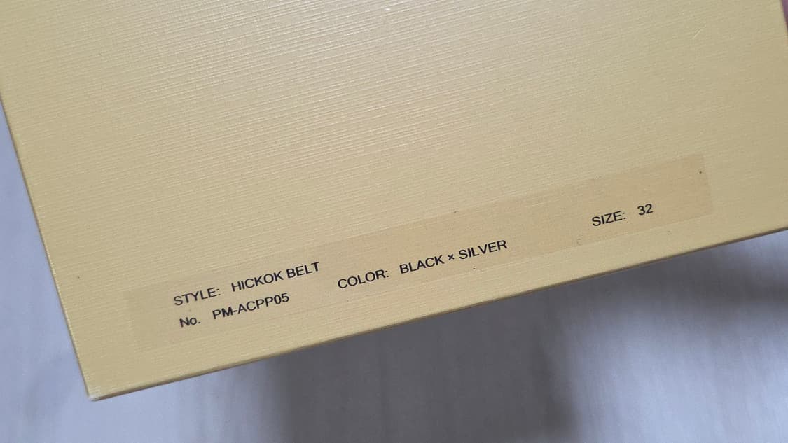 피그벨 히콕 벨트 블랙 상품이미지7