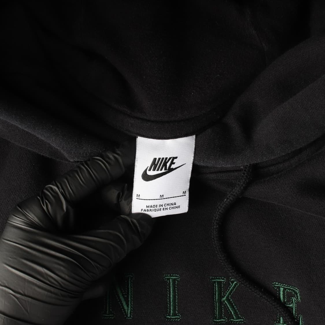 나이키 올드스쿨 펜던트 자수 후드티 블랙 M 상품이미지5