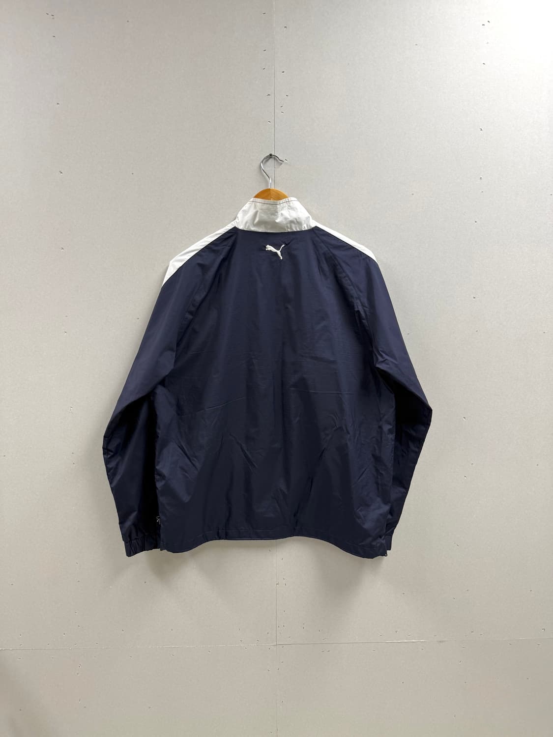 남성 L / 푸마 바람막이 집업 네이비 화이트 상품이미지6
