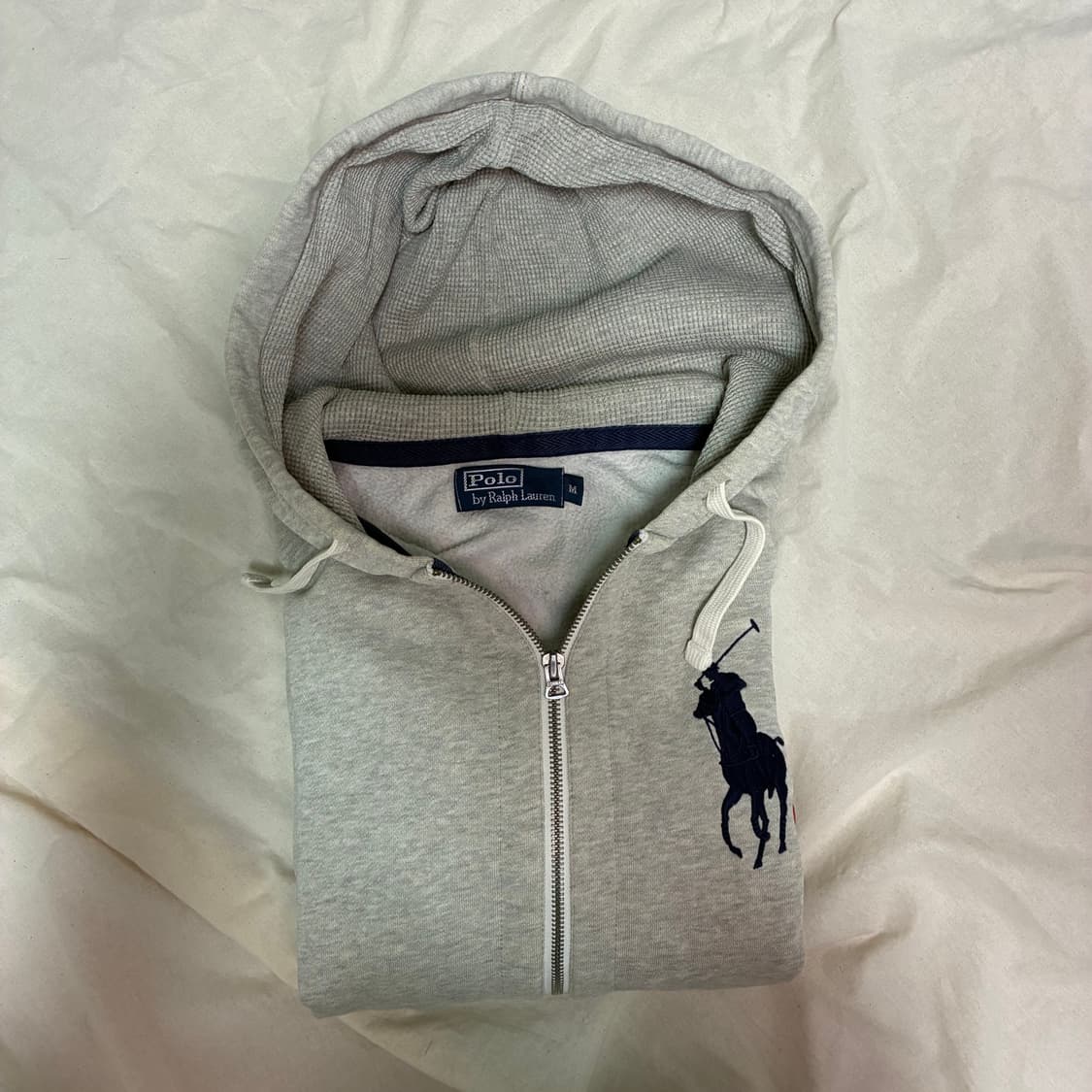 폴로 빅포니 그레이 후드집업 m 상품이미지3
