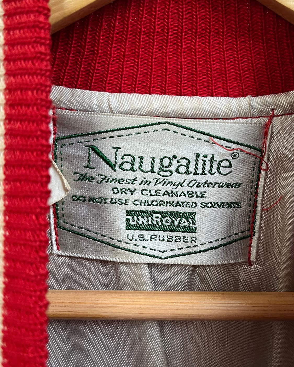 USA 올드 빈티지 레더 바시티 자켓 상품이미지9