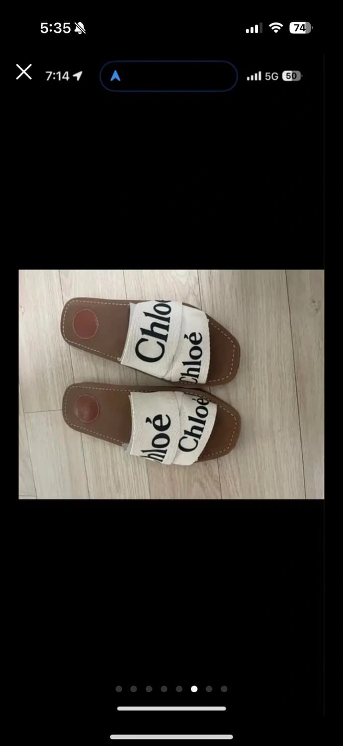 끌로에 우디 슬리퍼 뮬 플랫 상품이미지2