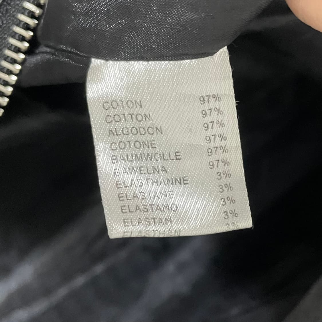 빈티지 흑청 바이커 자켓 상품이미지8