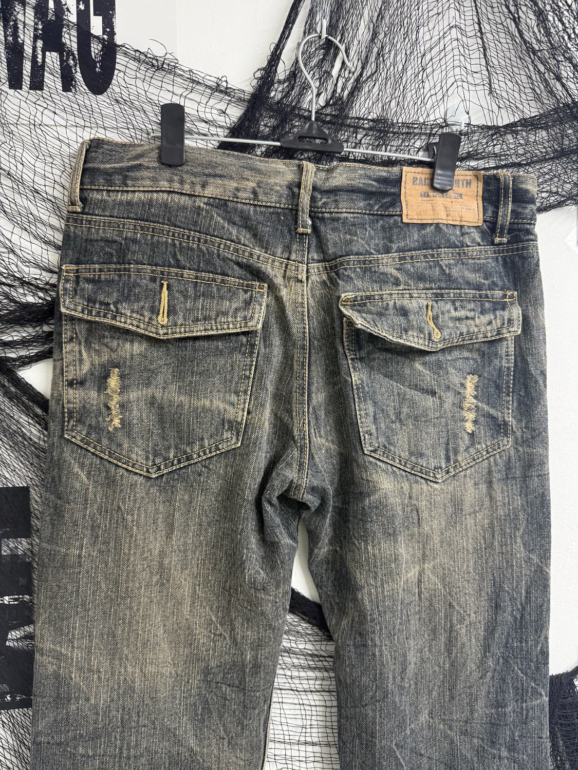 00s studs washing jeans 상품이미지4