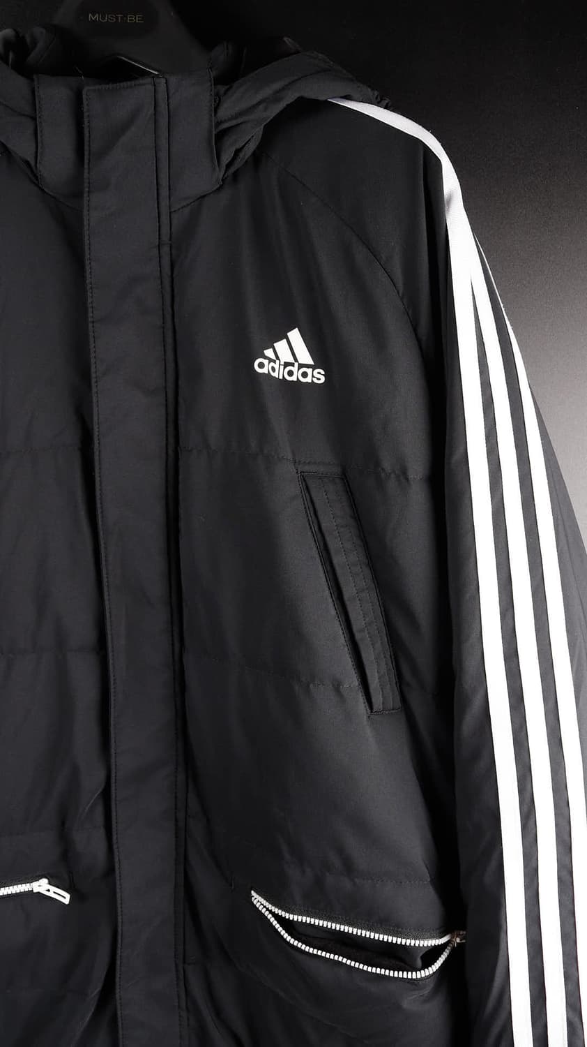 아디다스 빅로고 롱패딩 상품이미지3