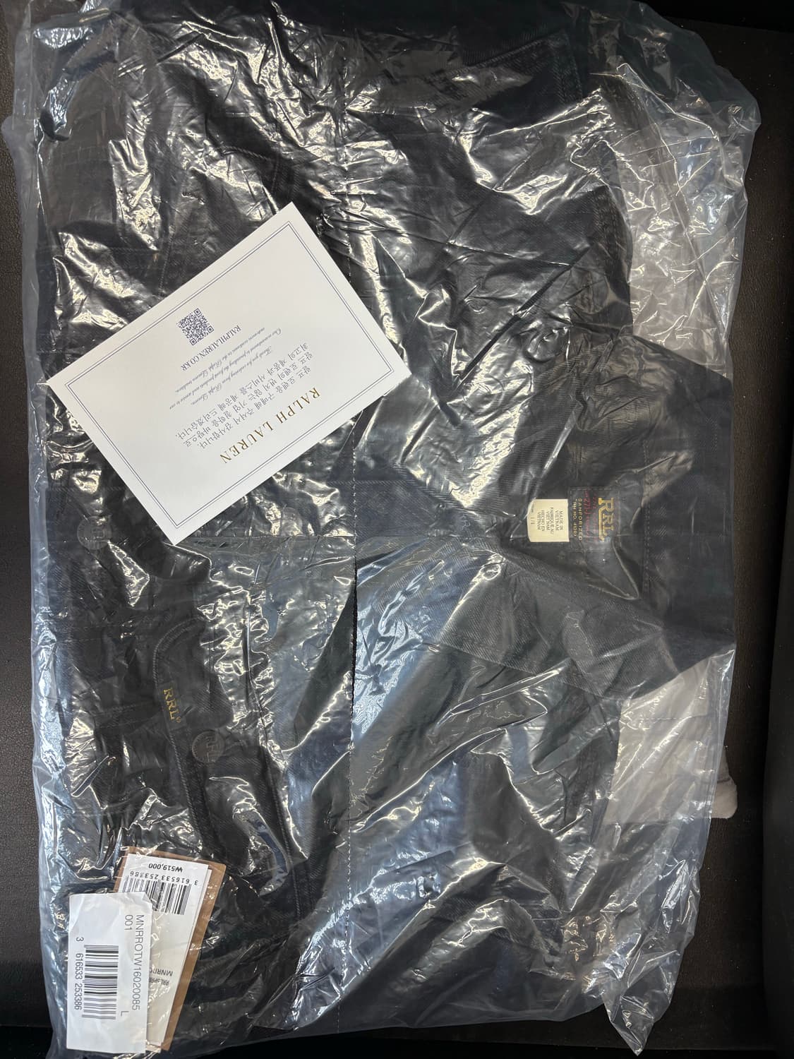 RRL lot271 블랙 L 상품이미지1