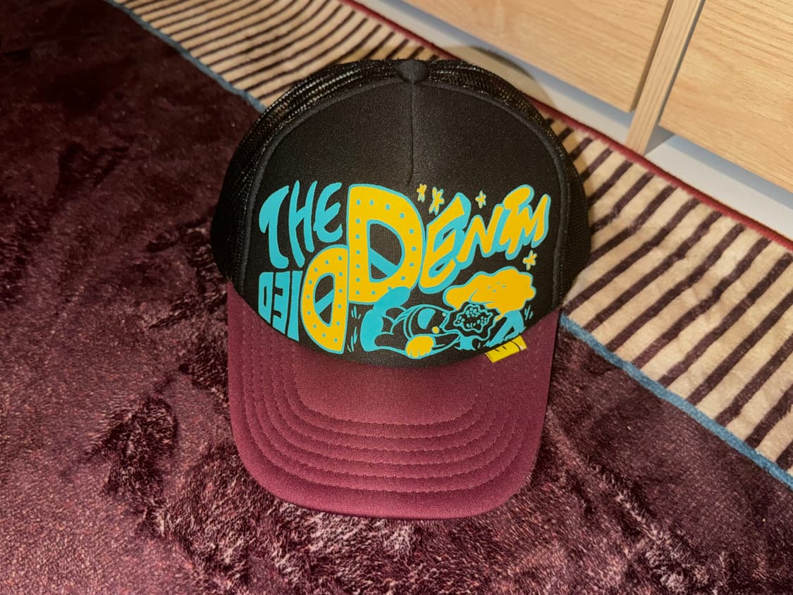 캐피탈 더 데님 다이드 프린트 트러커 캡  상품이미지2