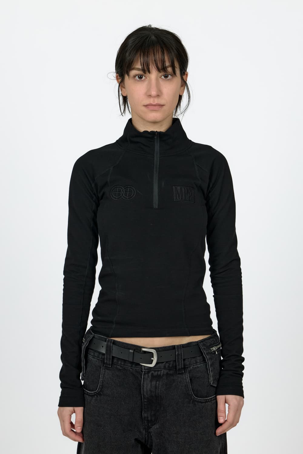 MPa SOFT-SHELL HALF ZIP WOMEN (BLACK) 상품이미지1
