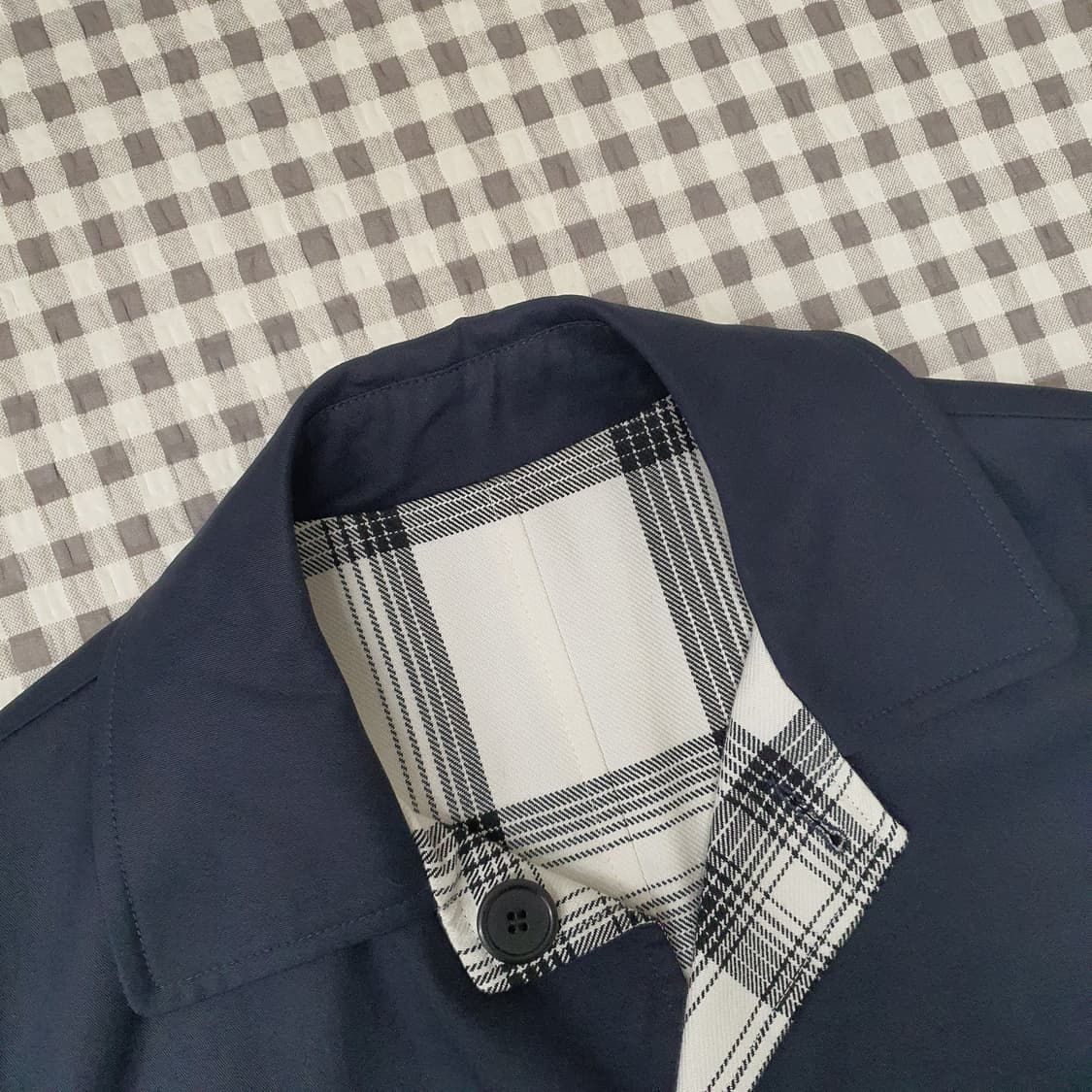 산드로 양면 슬림핏 코트 남자95 상품이미지2