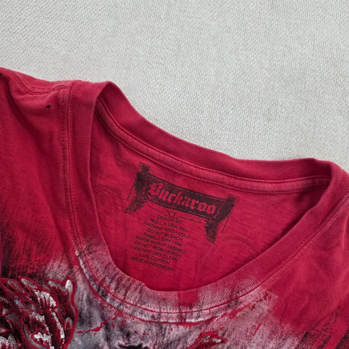 XL 버커루 독수리 이글윙 반팔티 0224J 상품이미지4