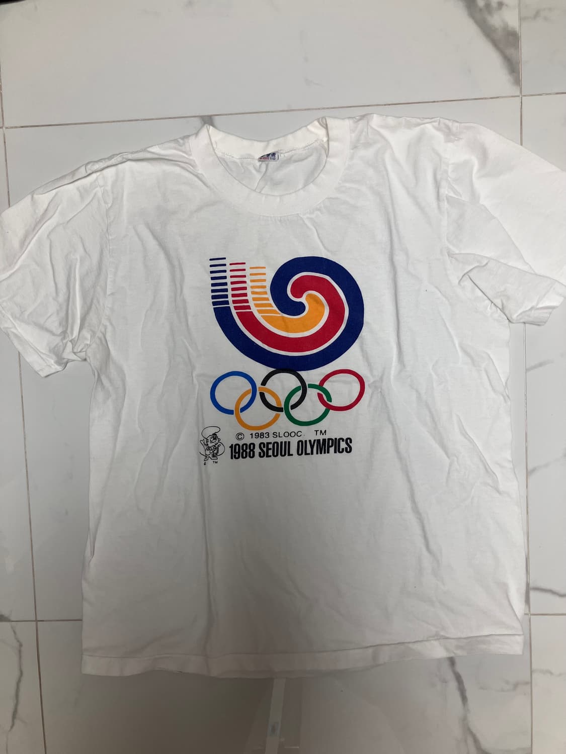 희귀템 소장가치 빈티지 88 올림픽 호돌이 티셔츠 110 상품이미지1