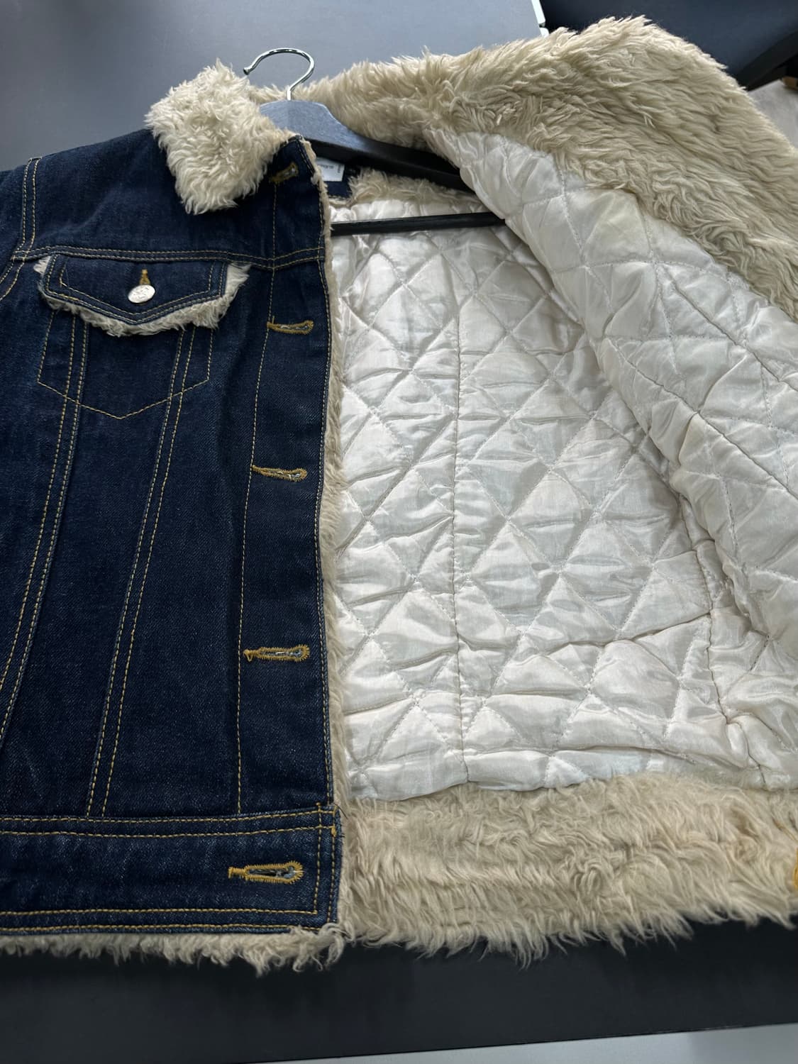 캘빈클라인 데님 퍼 쉐르파 자켓  상품이미지4