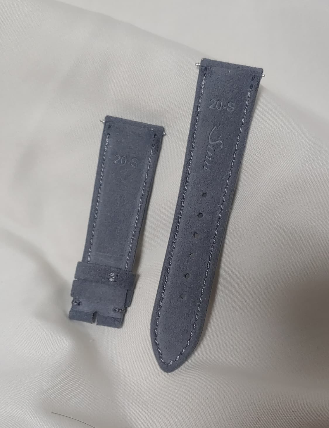 SINN(진) 알칸타라 가죽 시계스트랩 그레이 상품이미지2