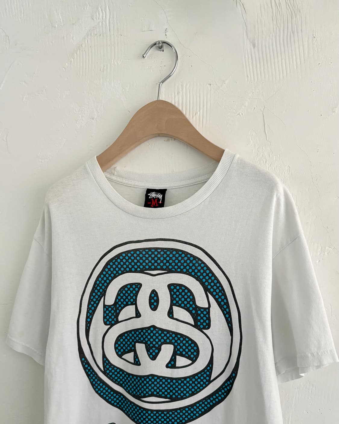 Stussy 스투시 화이트컬러 인터내셔널 로고 티셔츠 상품이미지2