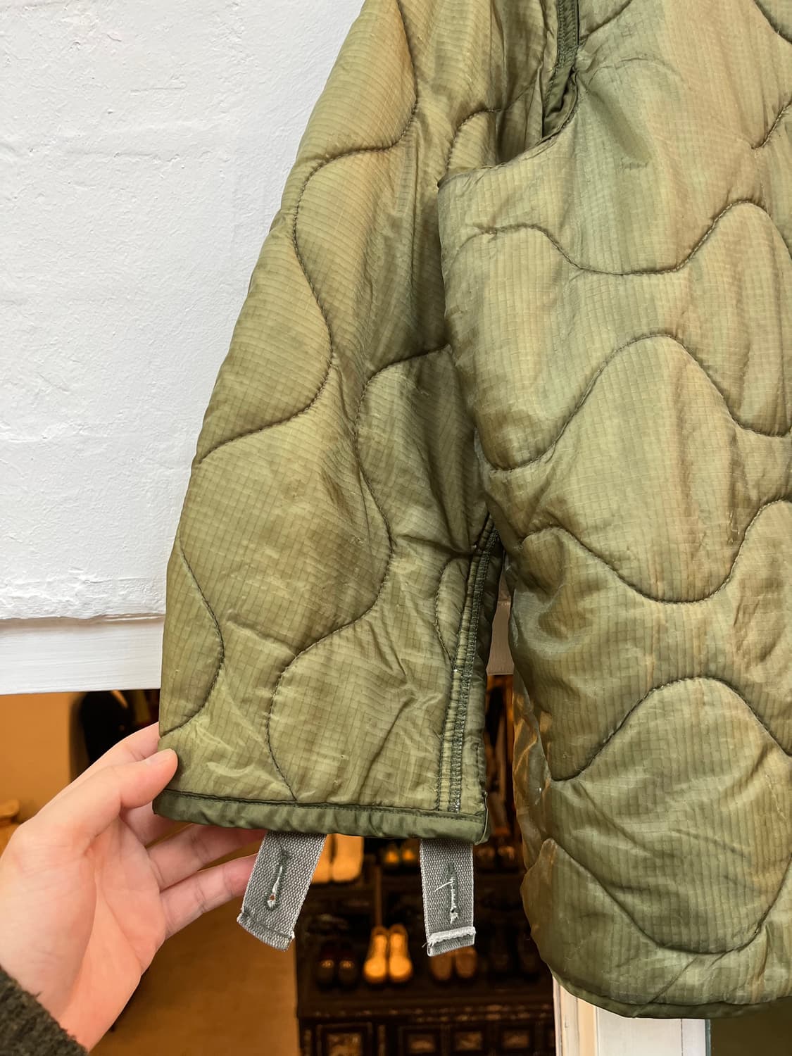 미군 오리지널 M-65 필드 자켓 라이너 M 상품이미지4