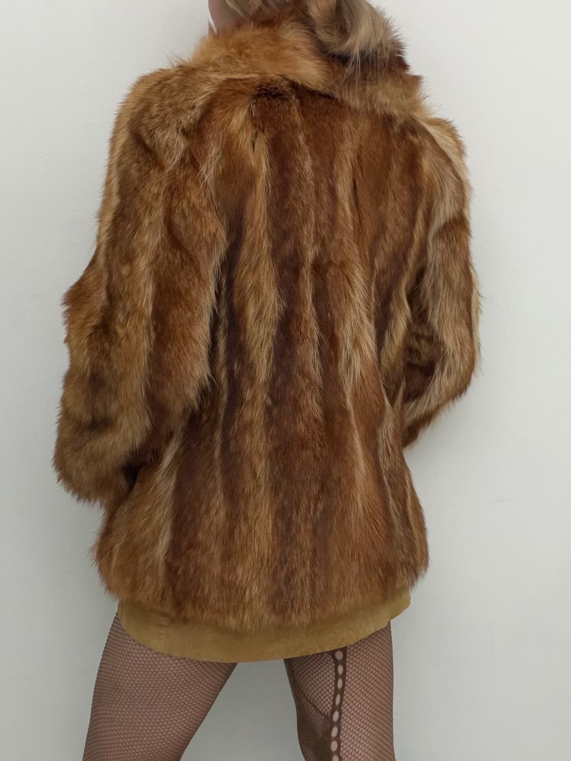 브라운 리얼퍼 자켓 상품이미지4