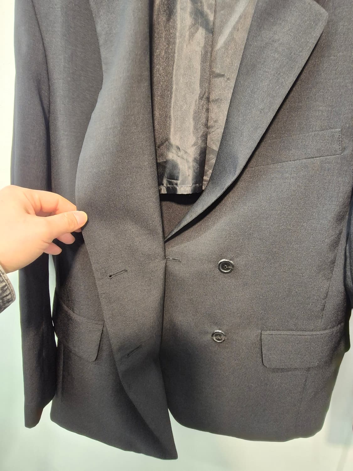 스튜디오 톰보이 여성 오버핏 블랙 자켓
 상품이미지4